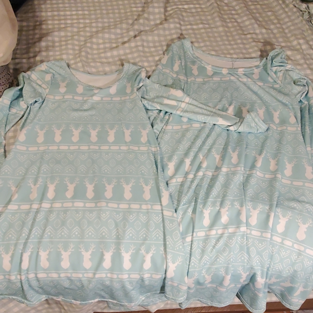 Mother/Daughter dresses.